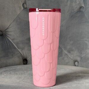 Starbucks Pink Siren Scales Stainless Steel Tumbler, 16 Oz NWT